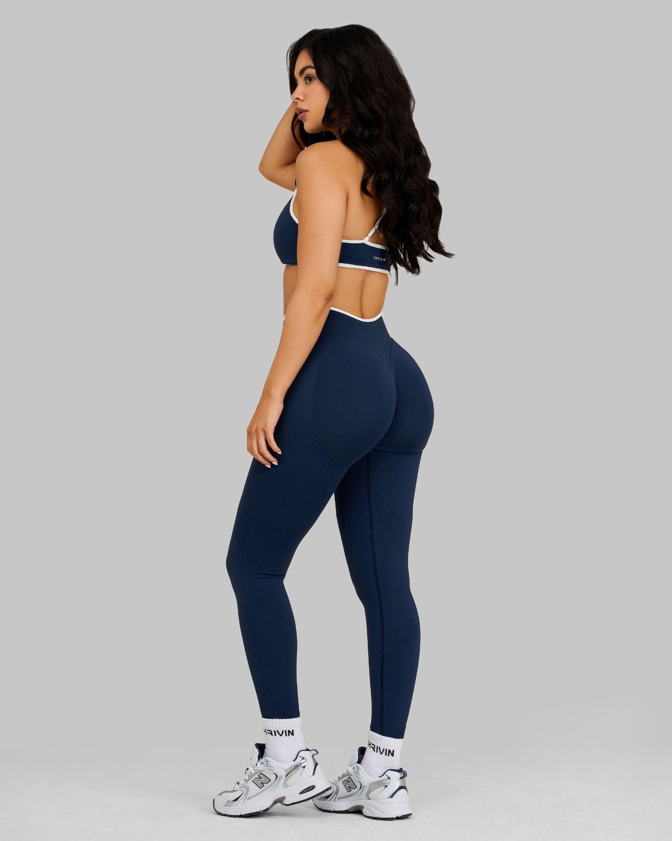 Outline V-Waist Legging | Midnight Navy