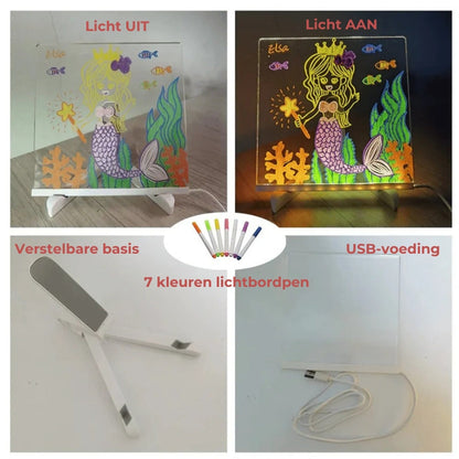 DoodleGlow™️LED Tekenbord