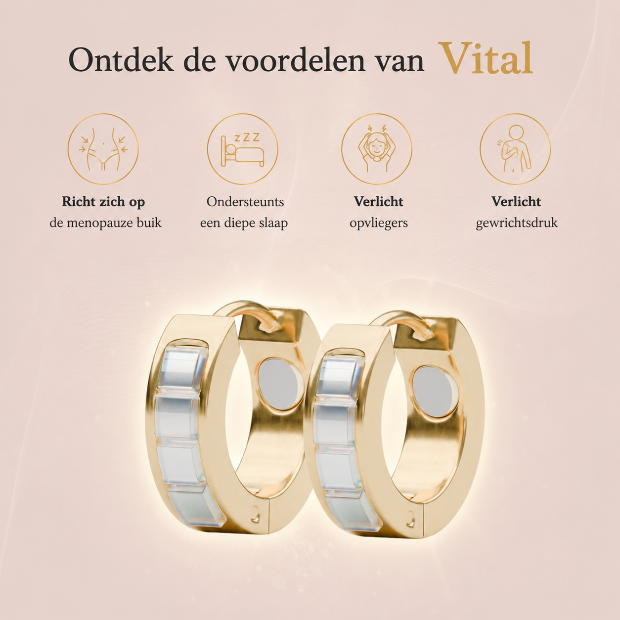 Vital Oorbellen - natuurlijke balansondersteuning