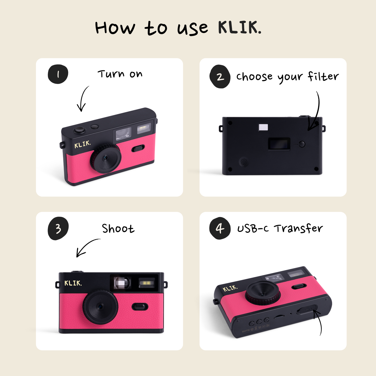 Screen-Free Camera