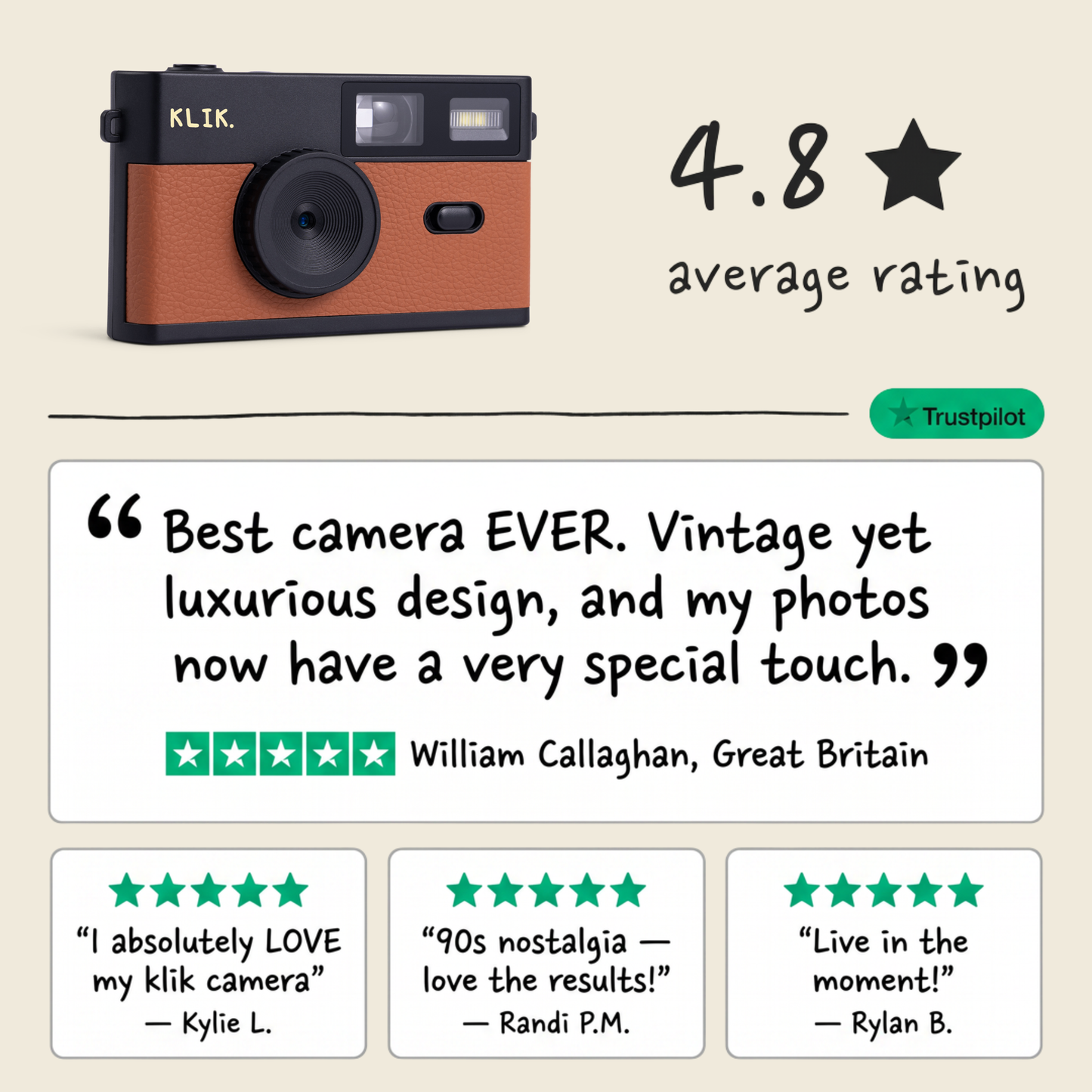 Screen-Free Camera