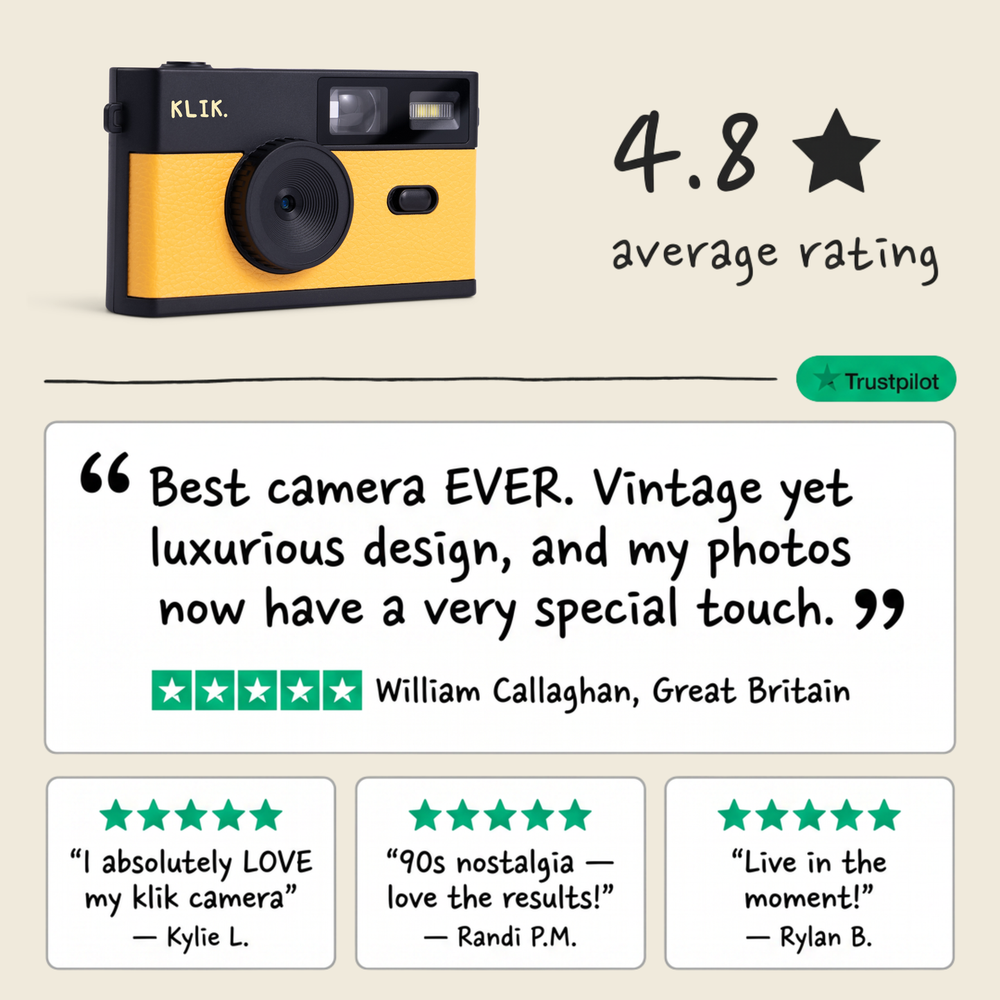 Screen-Free Camera